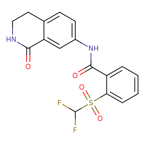 2-difluoromethanesulfonyl-N-(1-oxo-1,2,3,4-tetrahydroisoquinolin-7-yl)benzamide