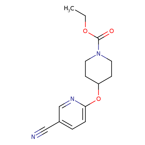 ethyl 4-[(5-cyanopyridin-2-yl)oxy]piperidine-1-carboxylate