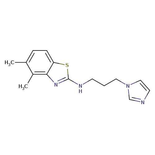 N-[3-(1H-Imidazol-1-yl)propyl]-4,5-dimethyl-1,3-benzothiazol-2-amine