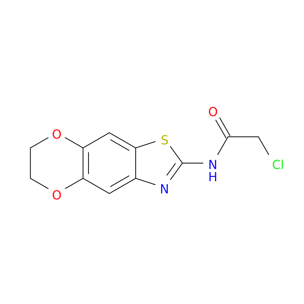 2-Chloro-n-6,7-dihydro[1,4]dioxino[2,3-f][1,3]benzothiazol-2-ylacetamide