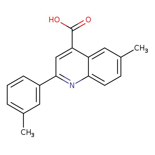 6-Methyl-2-(3-methylphenyl)quinoline-4-carboxylic acid
