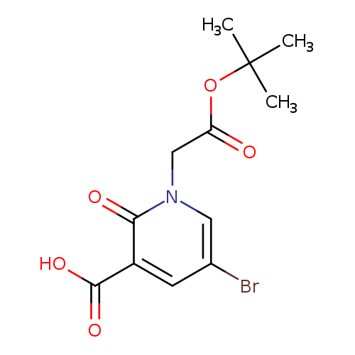 5-bromo-1-[2-(tert-butoxy)-2-oxoethyl]-2-oxo-1,2-dihydropyridine-3-carboxylic acid