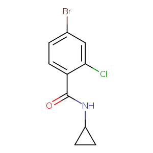 4-Bromo-2-chloro-N-cyclopropylbenzamide