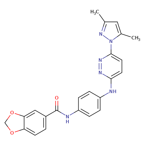 N-(4-{[6-(3,5-dimethyl-1H-pyrazol-1-yl)pyridazin-3-yl]amino}phenyl)-2H-1,3-benzodioxole-5-carboxamide