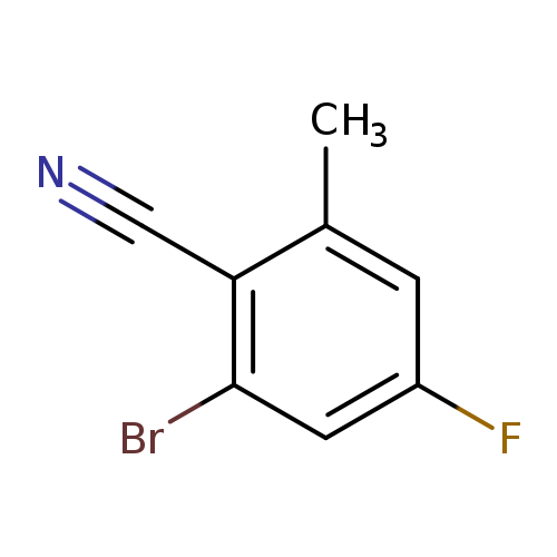 2-Bromo-4-fluoro-6-methylbenzonitrile