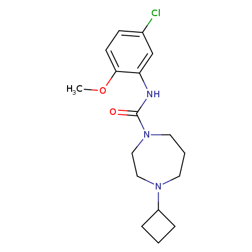 N-(5-chloro-2-methoxyphenyl)-4-cyclobutyl-1,4-diazepane-1-carboxamide