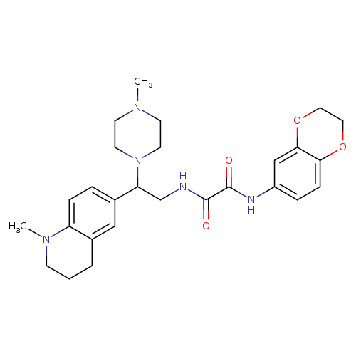 N'-(2,3-dihydro-1,4-benzodioxin-6-yl)-N-[2-(1-methyl-1,2,3,4-tetrahydroquinolin-6-yl)-2-(4-methylpiperazin-1-yl)ethyl]ethanediamide