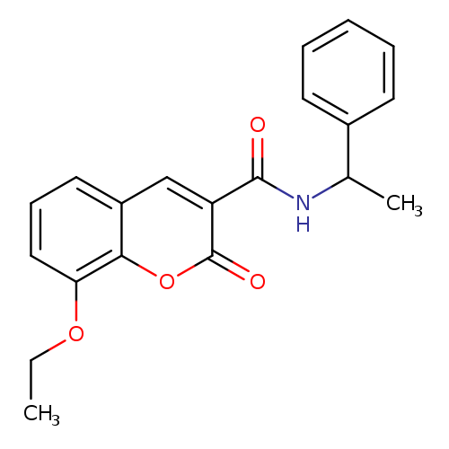 8-ethoxy-2-oxo-N-(1-phenylethyl)-2H-chromene-3-carboxamide