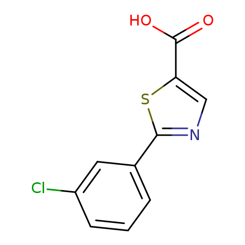 2-(3-chlorophenyl)-5-thiazolecarboxylic acid