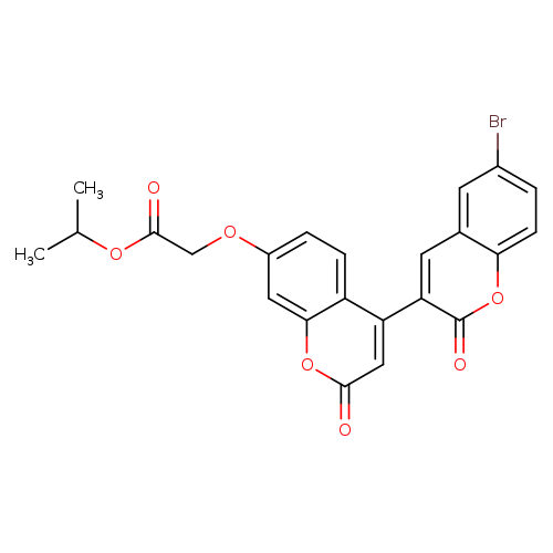 propan-2-yl 2-({6-bromo-2,2'-dioxo-2H,2'H-[3,4'-bichromene]-7'-yl}oxy)acetate