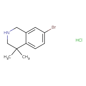 7-Bromo-4,4-dimethyl-1,2,3,4-tetrahydroisoquinoline hydrochloride