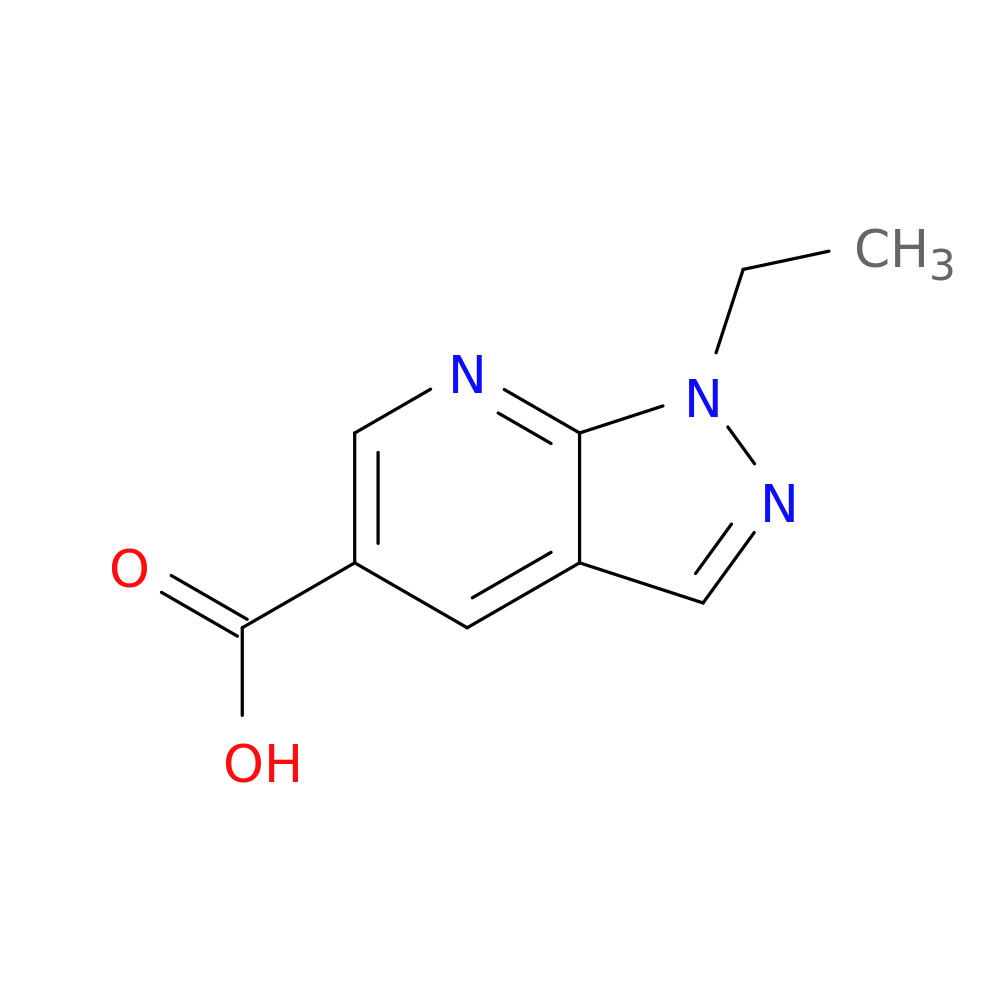 1-ethyl-1H-pyrazolo[3,4-b]pyridine-5-carboxylic acid