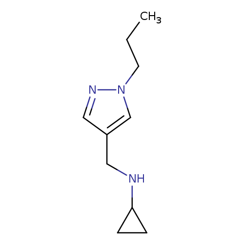 N-[(1-propyl-1H-pyrazol-4-yl)methyl]cyclopropanamine