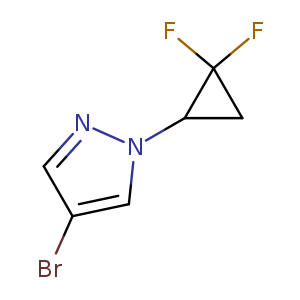 4-bromo-1-(2,2-difluorocyclopropyl)-1H-pyrazole