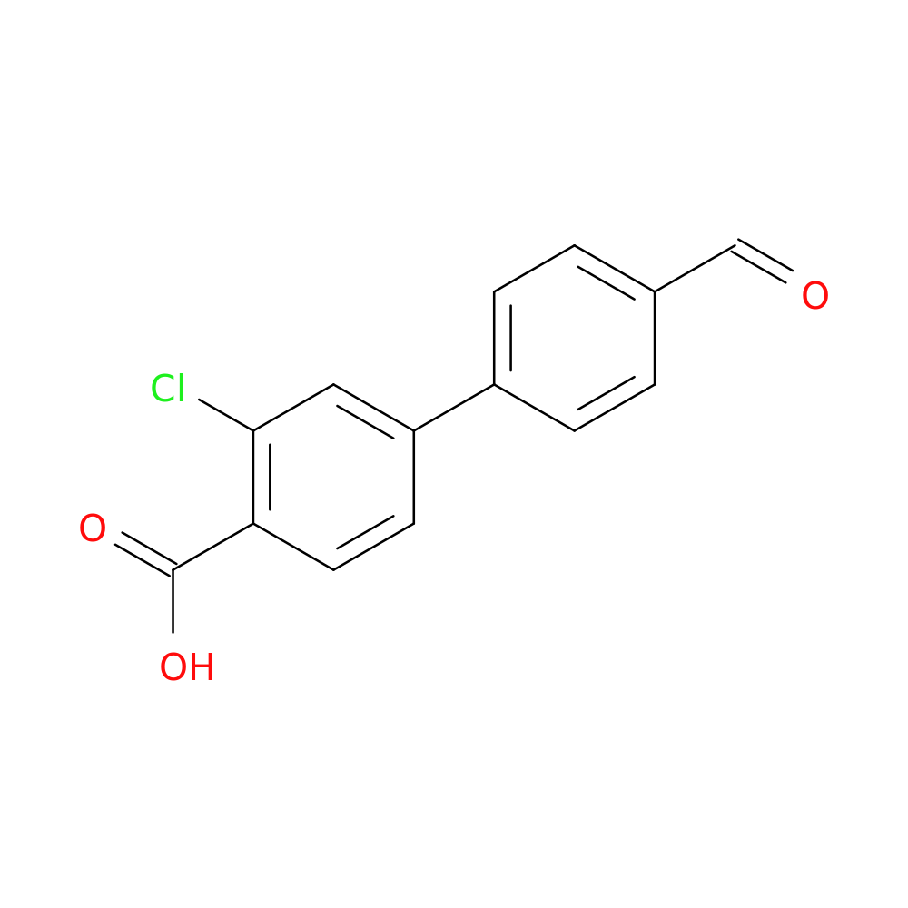 2-Chloro-4-(4-formylphenyl)benzoic acid