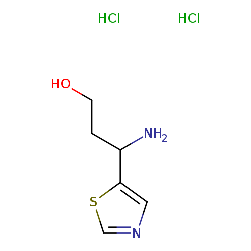 3-amino-3-(1,3-thiazol-5-yl)propan-1-ol dihydrochloride