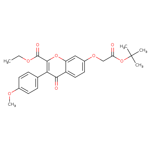 ethyl 7-[2-(tert-butoxy)-2-oxoethoxy]-3-(4-methoxyphenyl)-4-oxo-4H-chromene-2-carboxylate