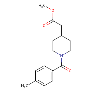 Methyl [1-(4-methylbenzoyl)piperidin-4-yl]acetate