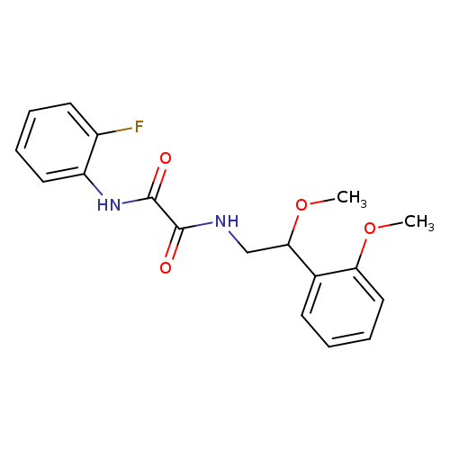 N'-(2-fluorophenyl)-N-[2-methoxy-2-(2-methoxyphenyl)ethyl]ethanediamide