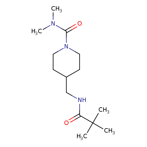 4-[(2,2-dimethylpropanamido)methyl]-N,N-dimethylpiperidine-1-carboxamide