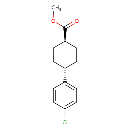 Methyl trans-4-(4-chlorophenyl)cyclohexane-1-carboxylate