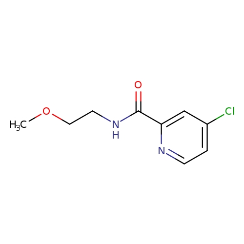 4-chloro-N-(2-methoxyethyl)pyridine-2-carboxamide