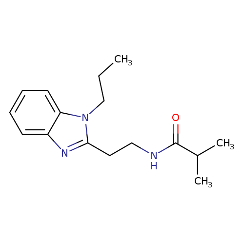 2-methyl-N-[2-(1-propyl-1H-1,3-benzodiazol-2-yl)ethyl]propanamide