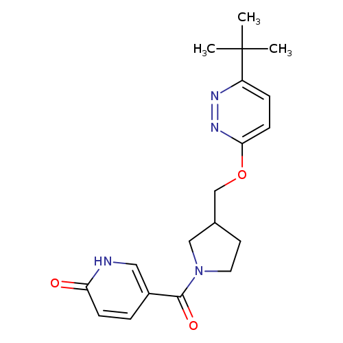 5-(3-{[(6-tert-butylpyridazin-3-yl)oxy]methyl}pyrrolidine-1-carbonyl)-1,2-dihydropyridin-2-one