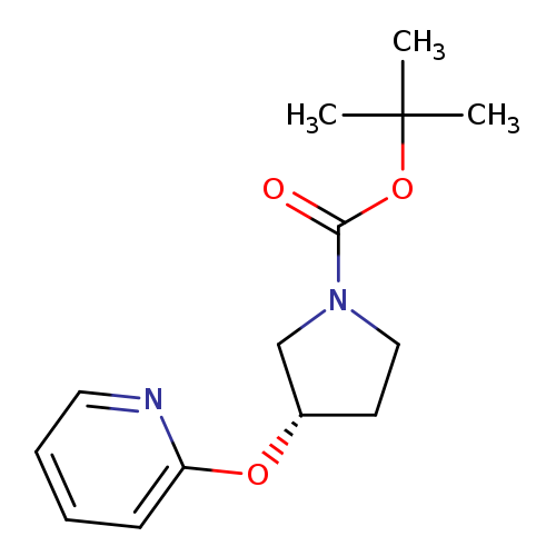 3-(Pyridin-2-yloxy)-pyrrolidine-1-carboxylic acid tert-butyl ester