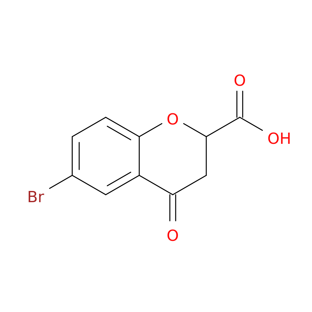 6-Bromo-4-oxochroman-2-carboxylic acid