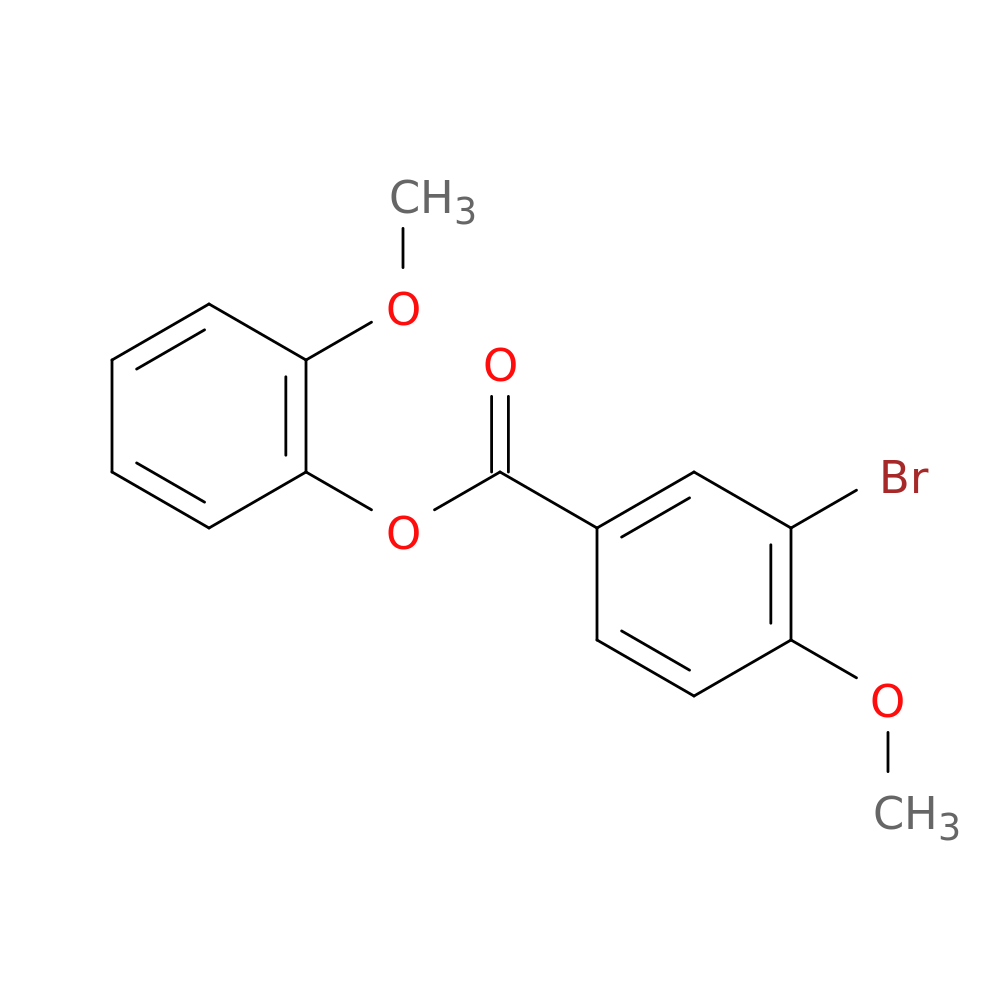 2-methoxyphenyl 3-bromo-4-methoxybenzoate