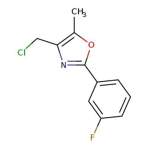 4-(Chloromethyl)-2-(3-fluorophenyl)-5-methyl-1,3-oxazole