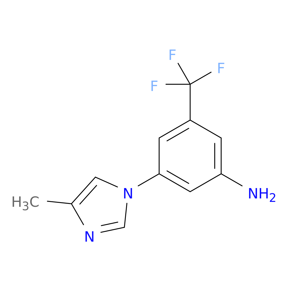 3-(4-Methyl-1H-imidazol-1-yl)-5-(trifluoromethyl)aniline