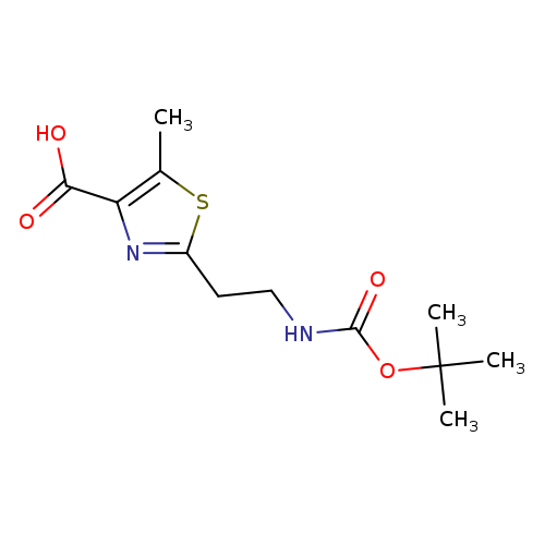2-(2-{[(tert-butoxy)carbonyl]amino}ethyl)-5-methyl-1,3-thiazole-4-carboxylic acid