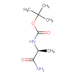 Carbamic acid, [(1S)-2-amino-1-methyl-2-oxoethyl]-, 1,1-dimethylethylester