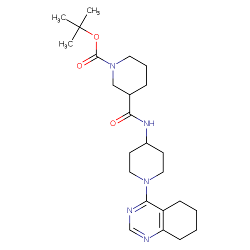 tert-butyl 3-{[1-(5,6,7,8-tetrahydroquinazolin-4-yl)piperidin-4-yl]carbamoyl}piperidine-1-carboxylate