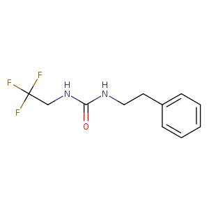1-(2-phenylethyl)-3-(2,2,2-trifluoroethyl)urea