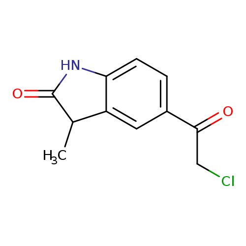 5-(2-chloroacetyl)-3-methyl-2,3-dihydro-1H-indol-2-one
