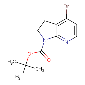 4-Bromo-2,3-dihydro-pyrrolo[2,3-b]pyridine-1-carboxylic acid tert-butyl ester