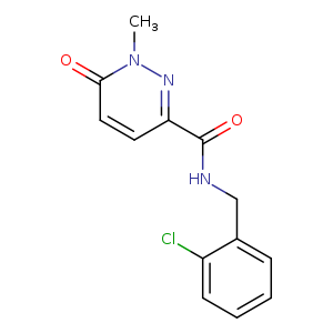 N-[(2-chlorophenyl)methyl]-1-methyl-6-oxo-1,6-dihydropyridazine-3-carboxamide