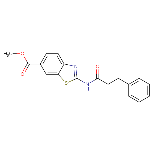 methyl 2-(3-phenylpropanamido)-1,3-benzothiazole-6-carboxylate