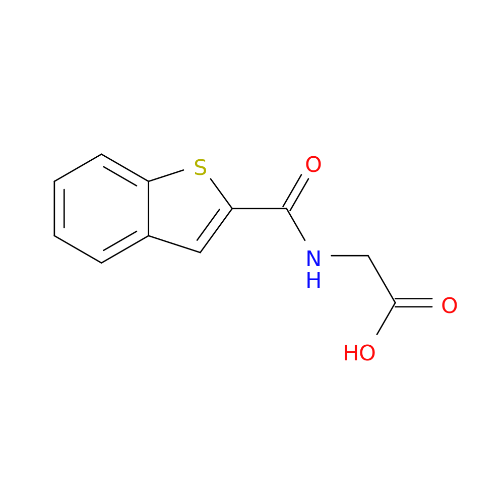 2-(Benzothiophene-2-carboxamido)acetic Acid