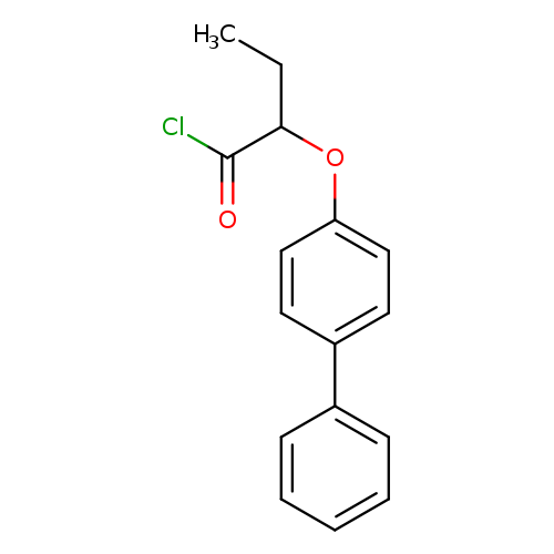 2-(Biphenyl-4-yloxy)butanoyl chloride
