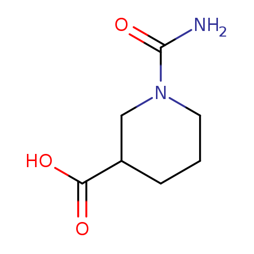 1-(aminocarbonyl)piperidine-3-carboxylic acid