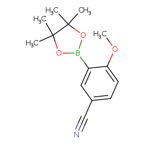 4-methoxy-3-(4,4,5,5-tetramethyl-1,3,2-dioxaborolan-2-yl)benzonitrile
