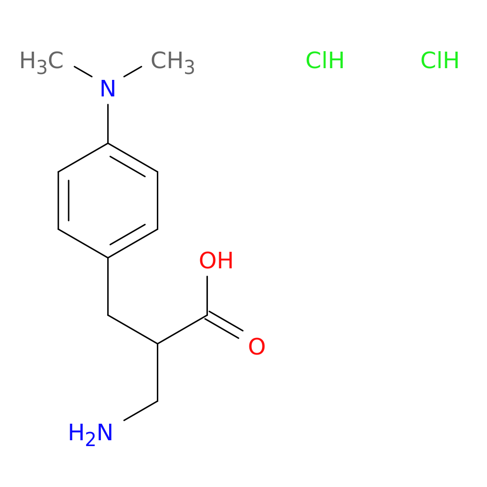 3-Amino-2-([4-(dimethylamino)phenyl]methyl)propanoic acid dihydrochloride