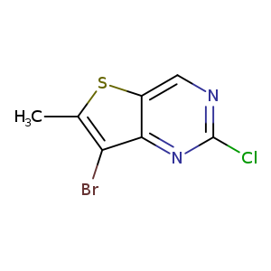 7-bromo-2-chloro-6-methylthieno[3,2-d]pyrimidine