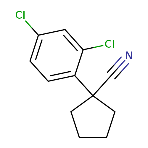 1-(2,4-dichlorophenyl)cyclopentane-1-carbonitrile