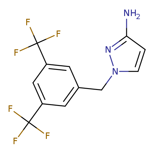 1-{[3,5-bis(trifluoromethyl)phenyl]methyl}-1H-pyrazol-3-amine