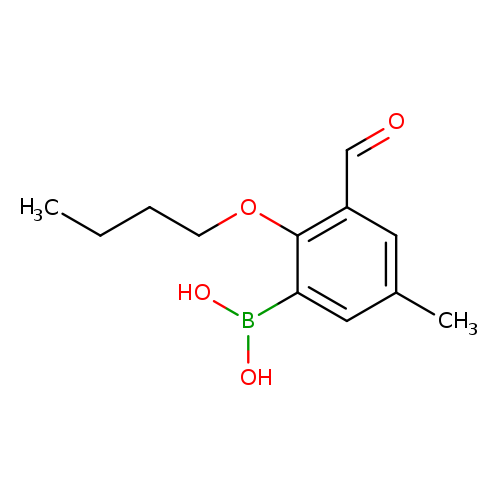 2-Butoxy-3-formyl-5-methylphenylboronic acid